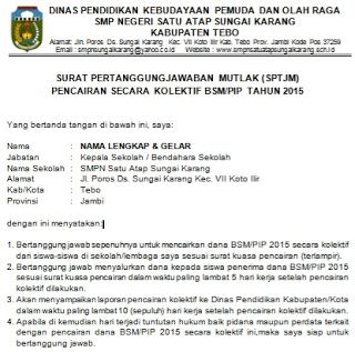 Detail Surat Pertanggung Jawaban Nomer 14