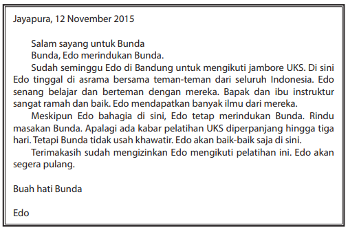 Detail Surat Pribadi Bahasa Indonesia Nomer 8