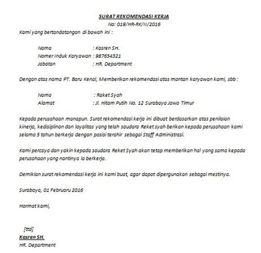 Detail Surat Rekomendasi Dosen Untuk S2 Nomer 37