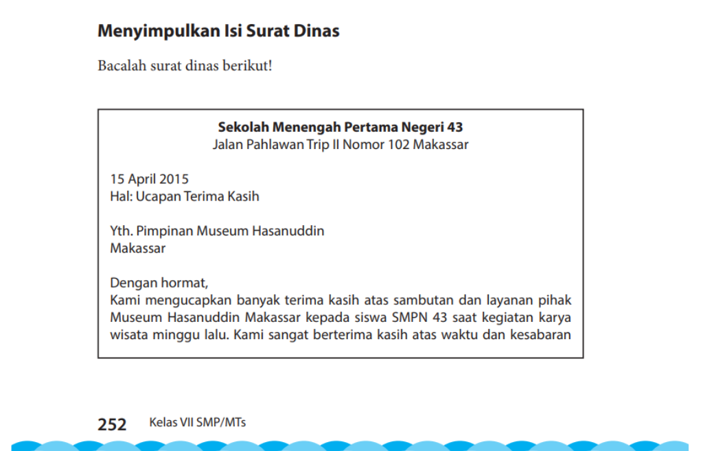 Detail Surat Resmi Bahasa Indonesia Nomer 24