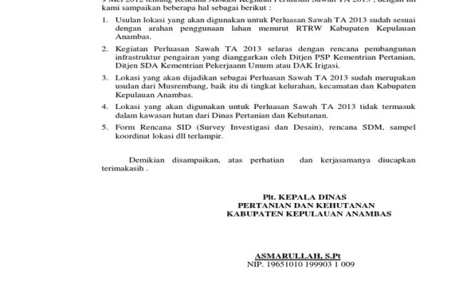 Detail Surat Tanggapan Pajak Nomer 15