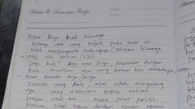 Detail Surat Terakhir Untuk Pacar Nomer 38