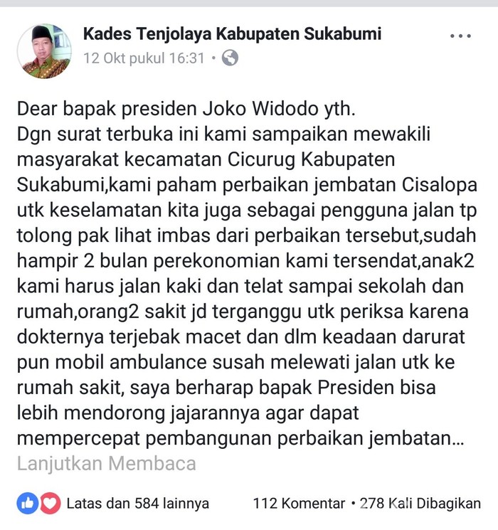 Detail Surat Terbuka Untuk Presiden Nomer 5