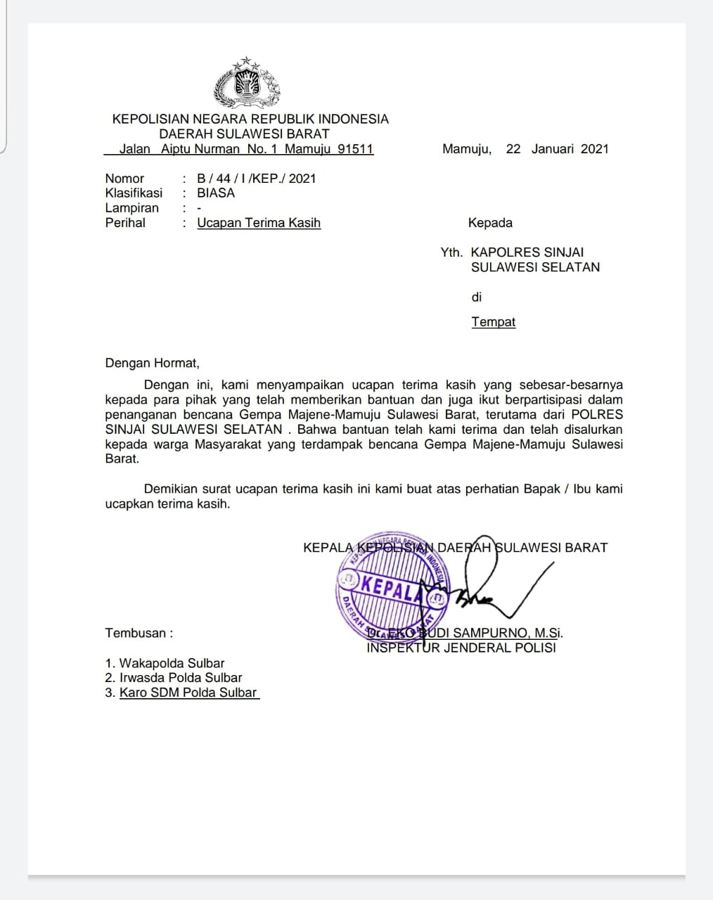 Detail Surat Terima Kasih Untuk Ibu Singkat Nomer 35