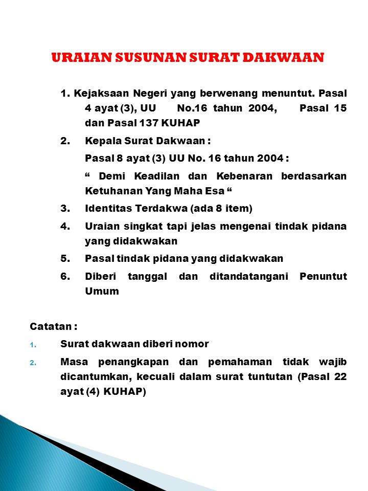 Detail Surat Tuntutan Adalah Nomer 43