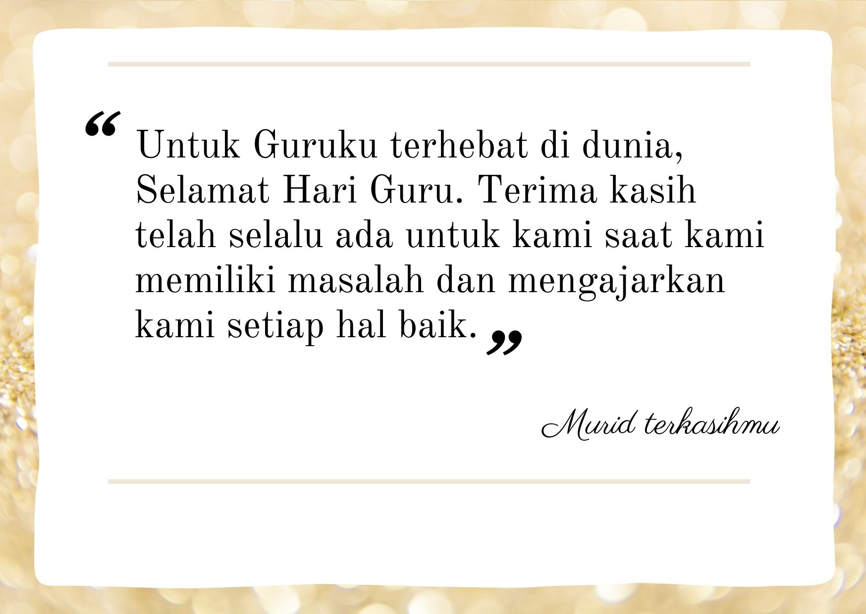 Detail Surat Ucapan Hari Guru Nomer 5