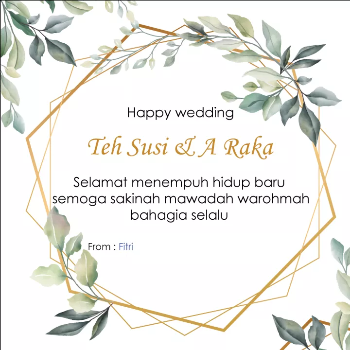 Detail Surat Ucapan Pernikahan Koleksi Nomer 4 Detail Surat Ucapan Pernikahan Koleksi Nomer 4