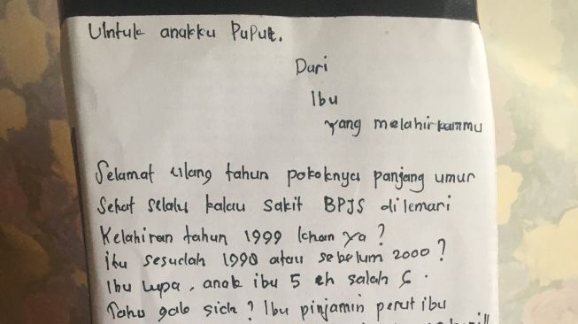 Detail Surat Ucapan Selamat Ulang Tahun Nomer 2