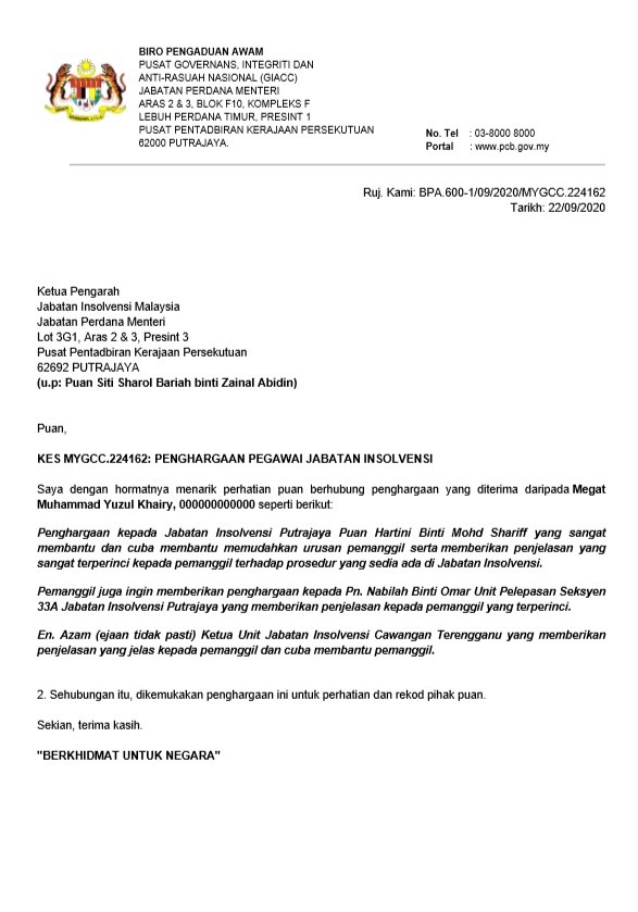 Detail Surat Ucapan Terima Kasih Nomer 14