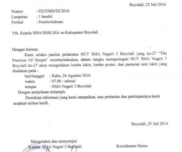 Detail Surat Ucapan Terima Kasih Nomer 38