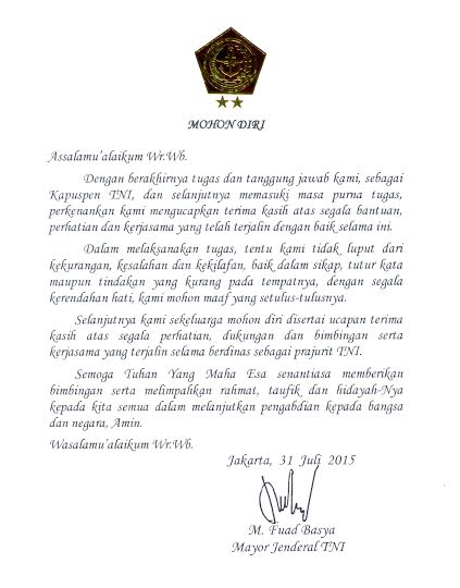 Detail Surat Ucapan Terima Kasih Purna Tugas Nomer 24