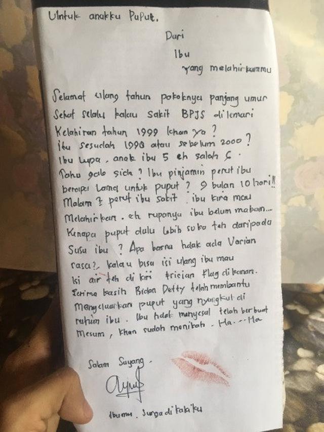 Detail Surat Ucapan Ulang Tahun Nomer 2