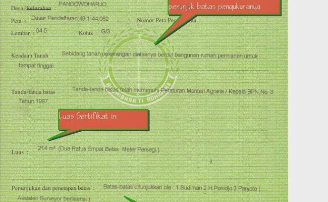 Detail Surat Ukur Kapal Nomer 20