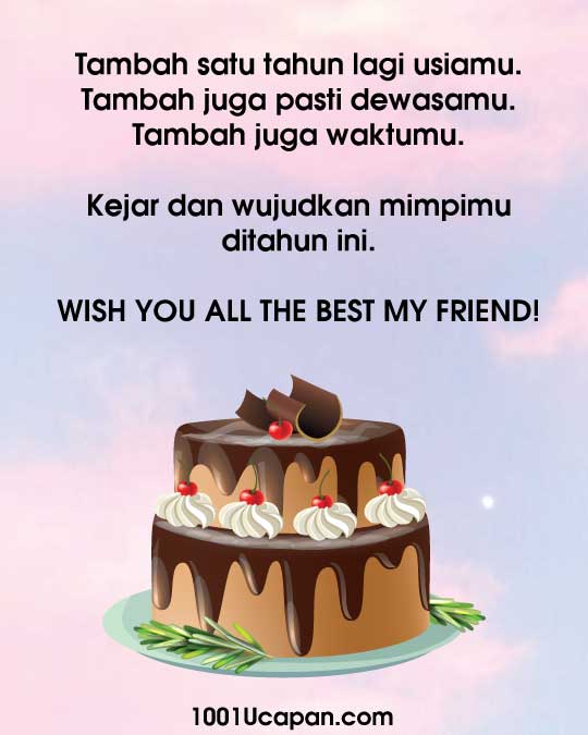 Surat Ulang Tahun Untuk Teman - KibrisPDR