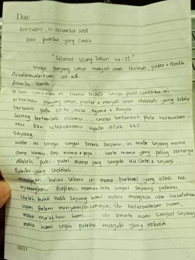 Detail Surat Ulang Tahun Untuk Teman Nomer 19