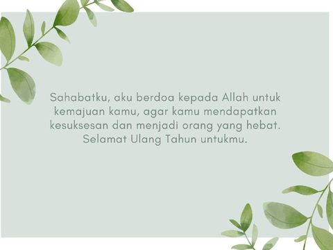 Detail Surat Ulang Tahun Untuk Teman Nomer 32