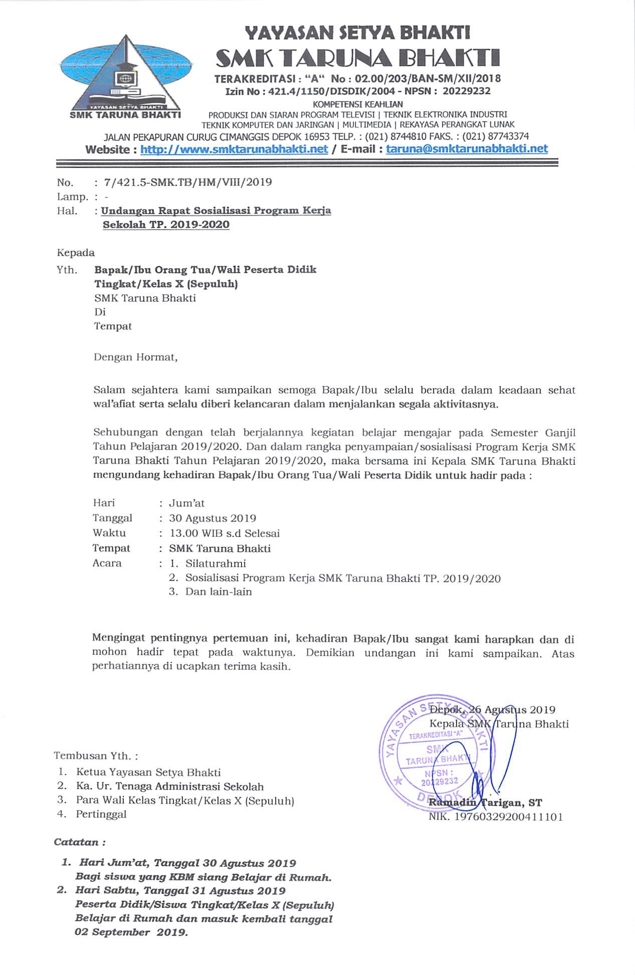 Detail Surat Undangan Acara Nomer 29