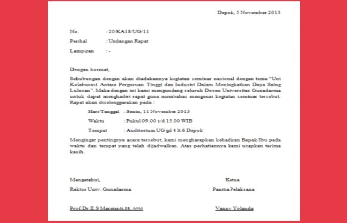 Detail Surat Undangan Acara Nomer 31