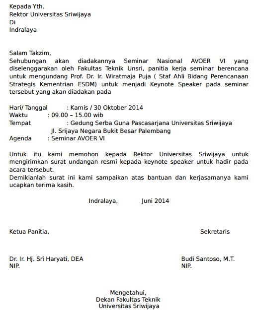 Detail Surat Undangan Pembicara Nomer 11