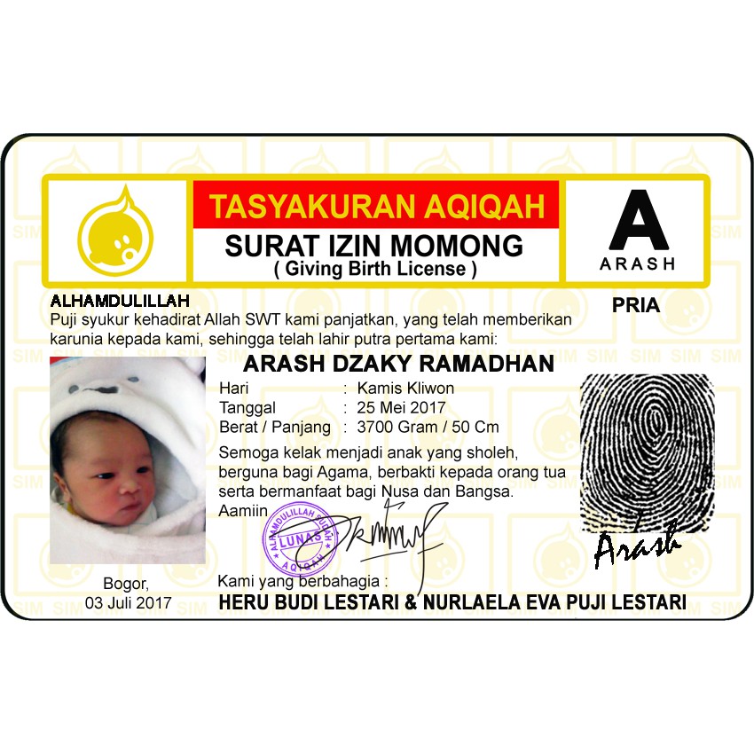 Detail Surat Untuk Aqiqah Nomer 33