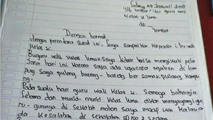 Detail Surat Untuk Bu Guru Nomer 31