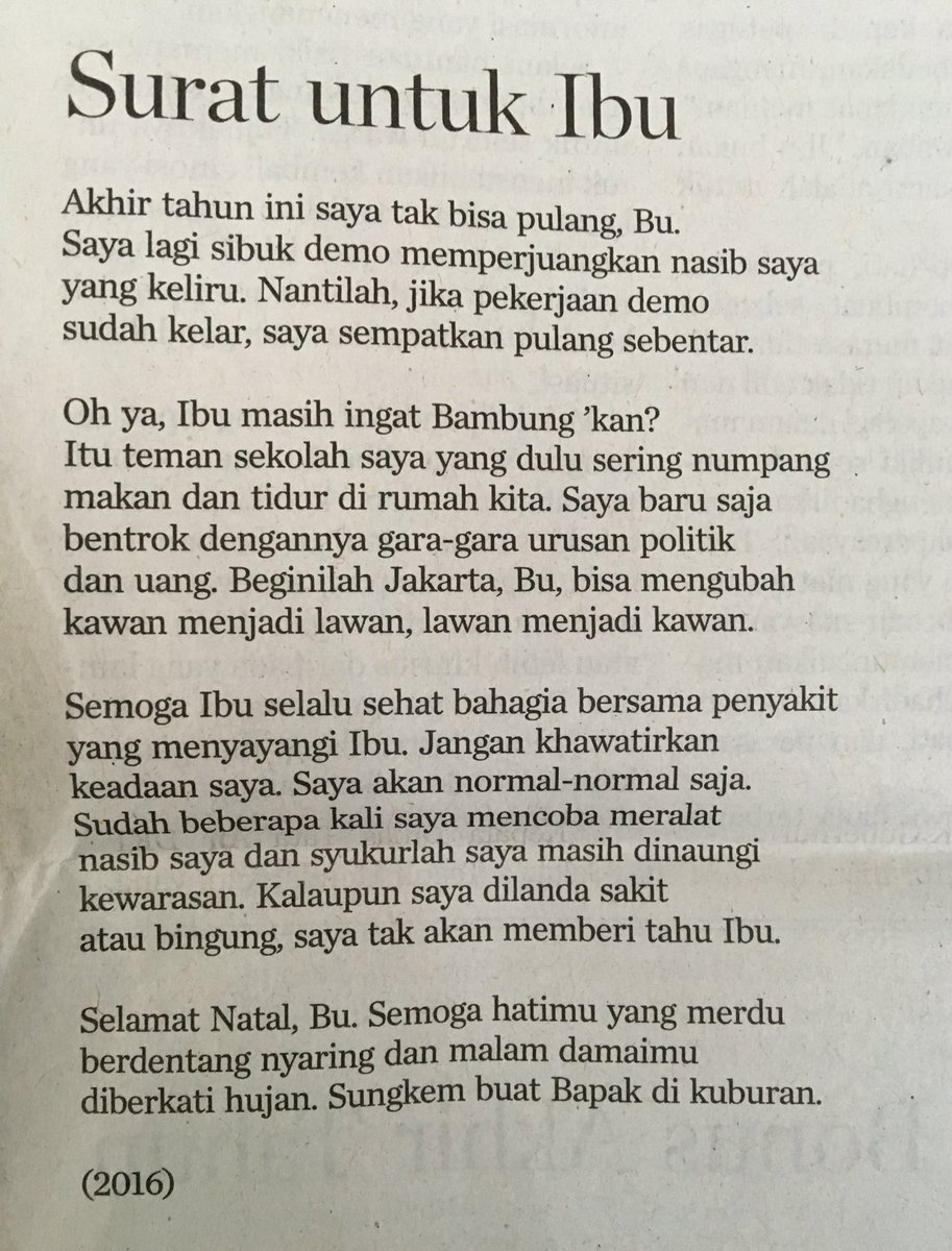 Detail Surat Untuk Ibu Nomer 4