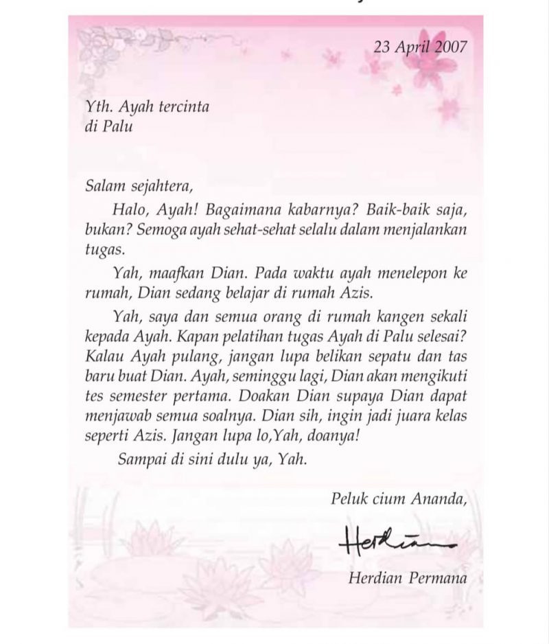 Detail Surat Untuk Ibu Dalam Bahasa Inggris Nomer 5