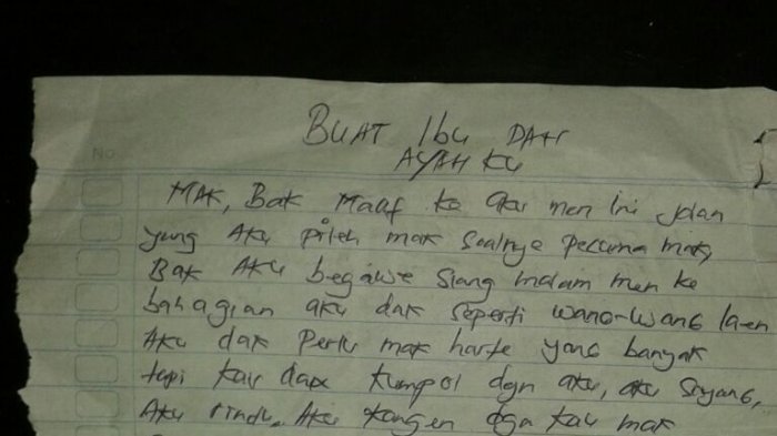 Detail Surat Untuk Ibu Dan Ayah Nomer 23