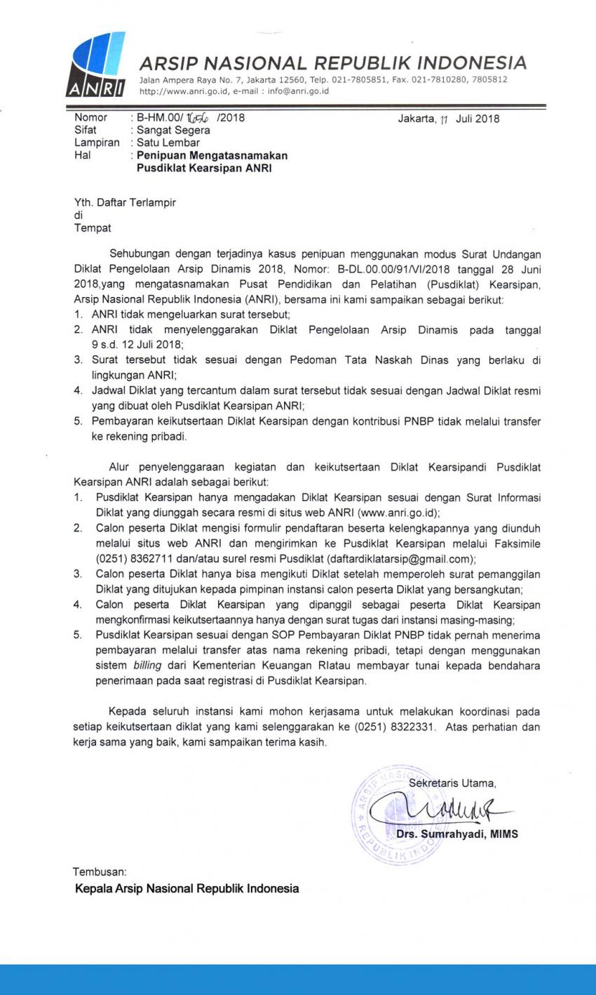 Detail Surat Untuk Indonesia Nomer 13