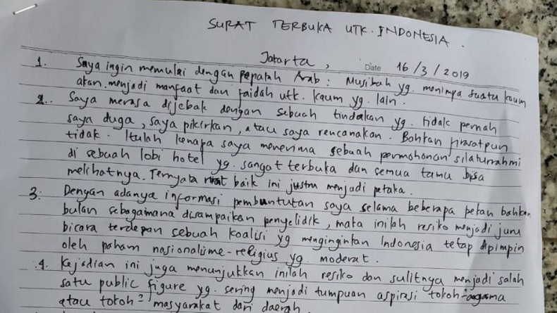 Detail Surat Untuk Indonesia Nomer 22