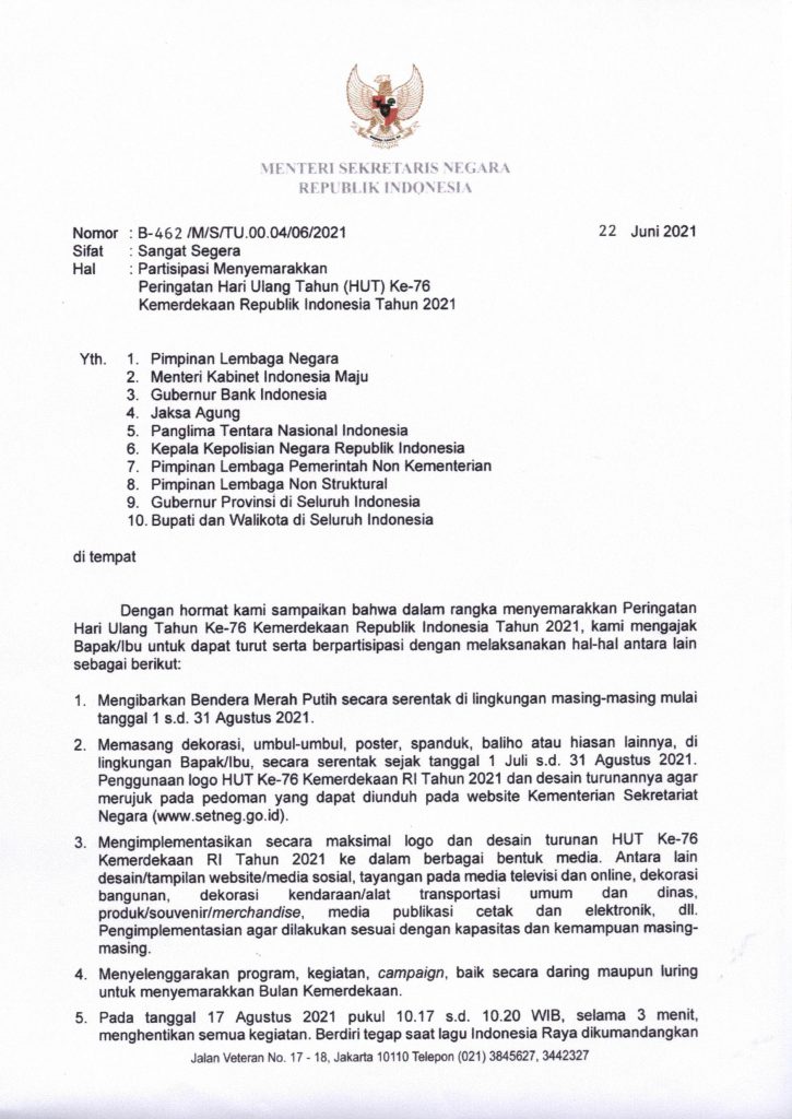 Detail Surat Untuk Indonesia Nomer 47