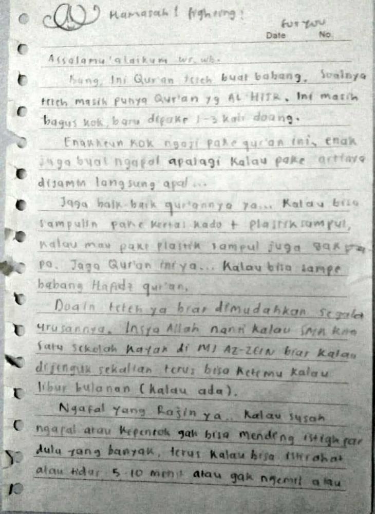 Detail Surat Untuk Kakak Tersayang Nomer 13