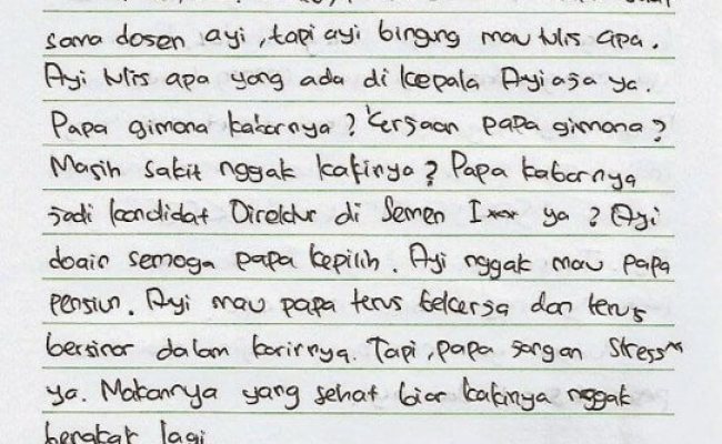 Detail Surat Untuk Orang Tua Singkat Nomer 34