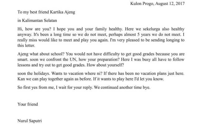 Detail Surat Untuk Teman Yang Sakit Dalam Bahasa Inggris Nomer 25