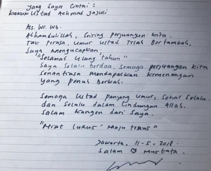 Detail Surat Untuk Ulang Tahun Nomer 17