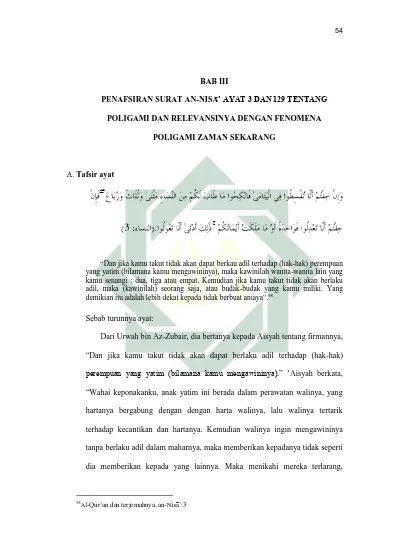 Detail Surat Yang Menjelaskan Tentang Poligami Nomer 7