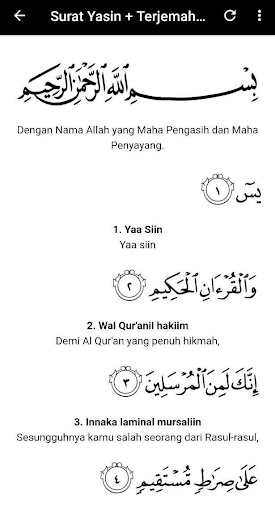 Surat Yasin Beserta Artinya - KibrisPDR