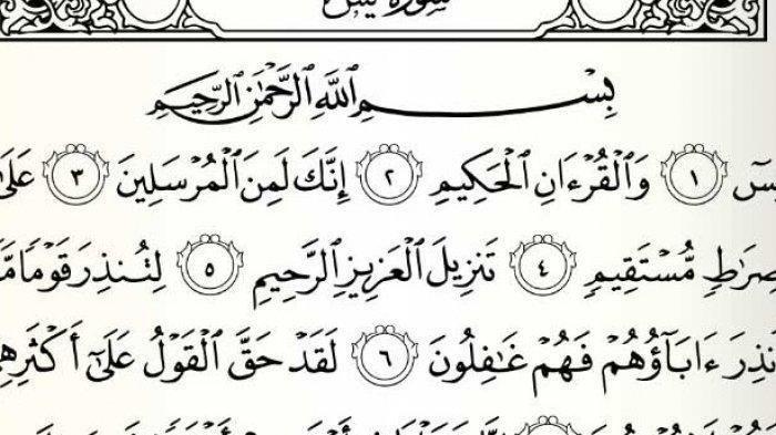 Detail Surat Yasin Di Al Quran Juz Berapa Nomer 8
