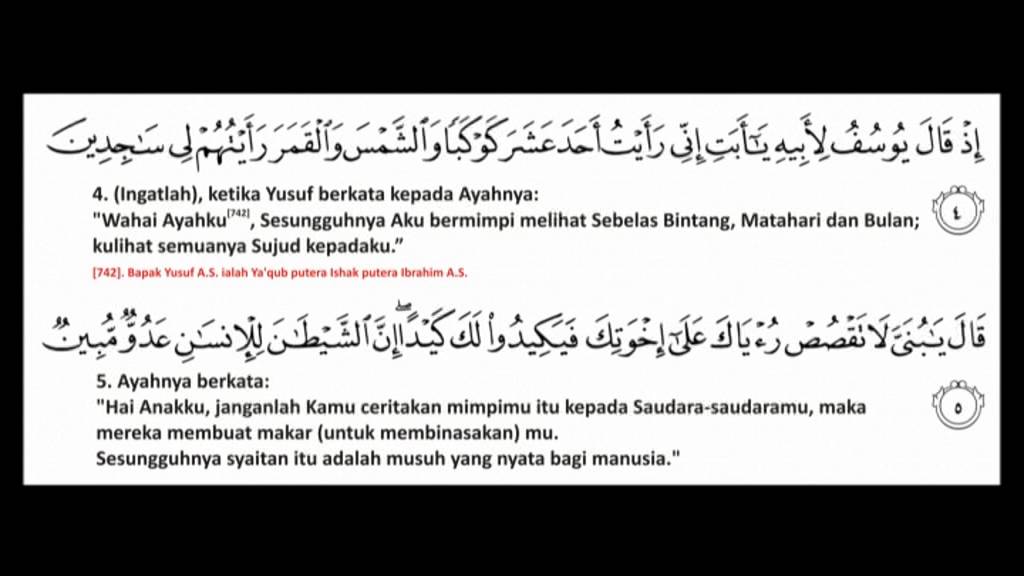 Detail Surat Yusuf Ayat 4 Artinya Nomer 17