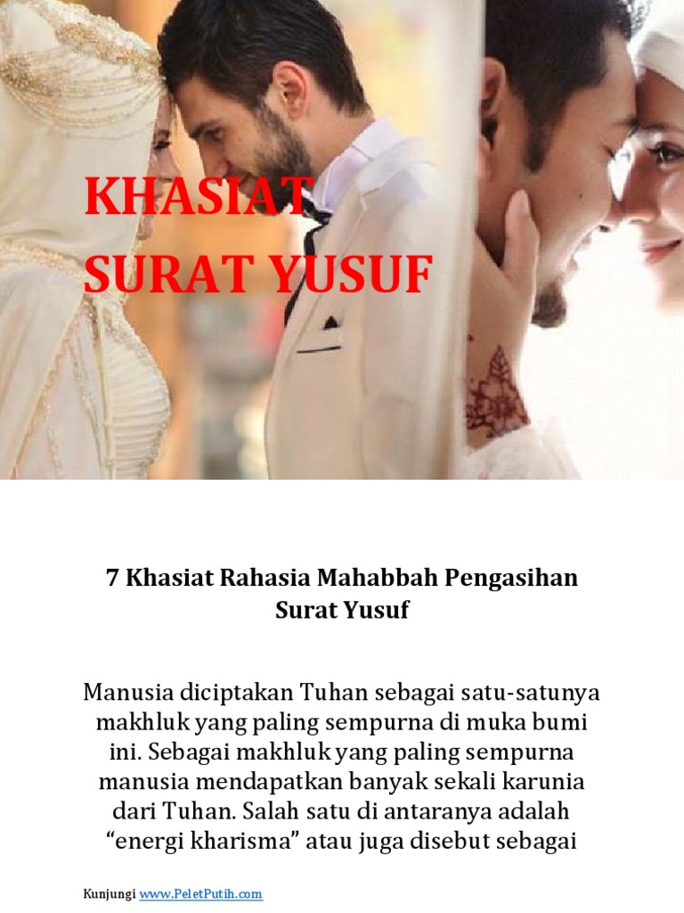 Detail Surat Yusuf Untuk Pengasihan Umum Nomer 15