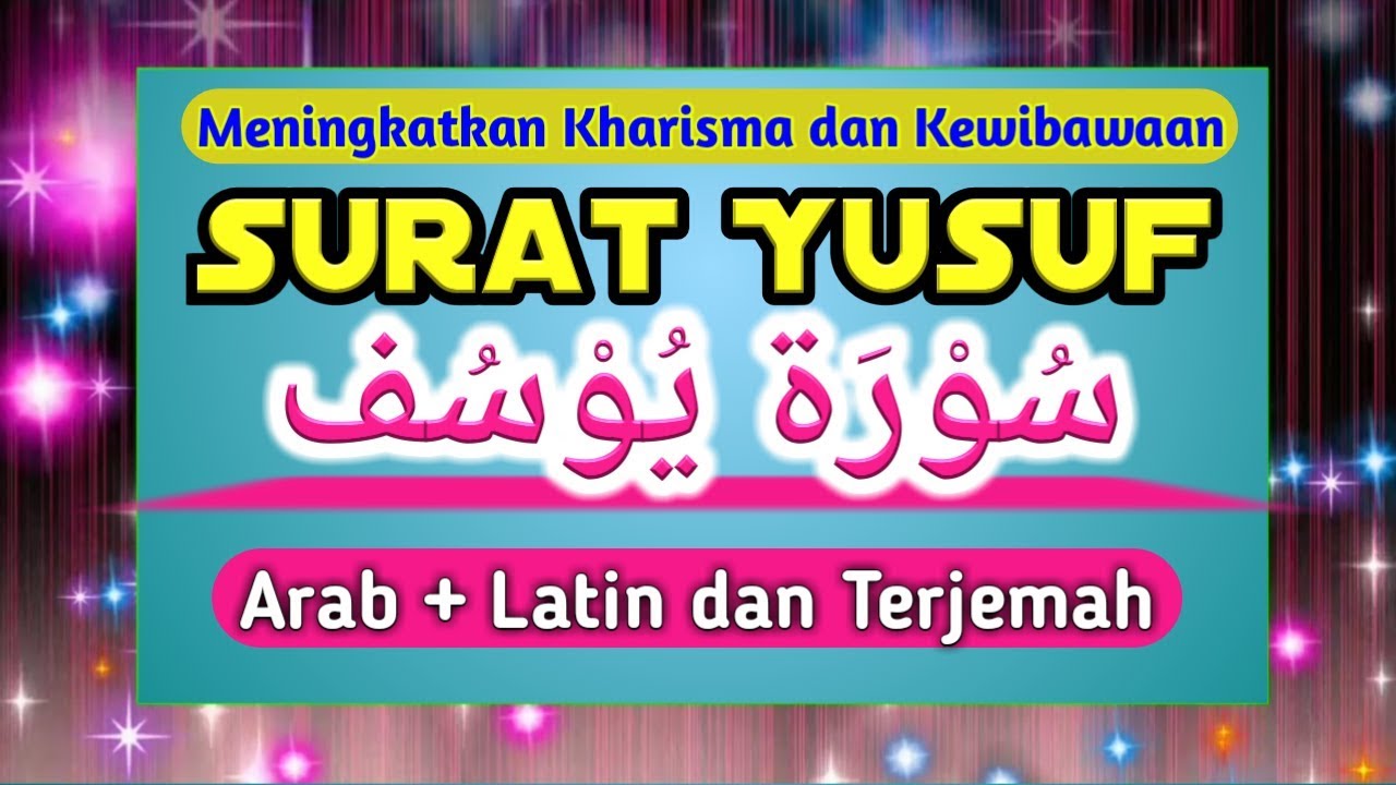 Detail Surat Yusuf Untuk Pengasihan Umum Nomer 28