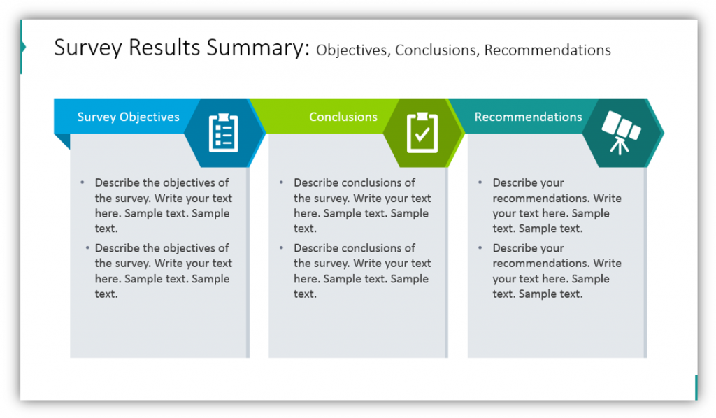 Detail Survey Results Powerpoint Template Nomer 12