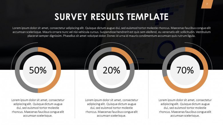 Detail Survey Results Powerpoint Template Nomer 18