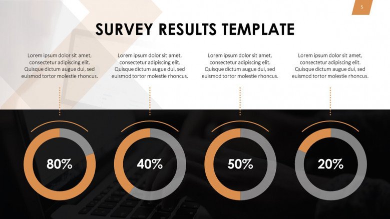 Detail Survey Results Powerpoint Template Nomer 22