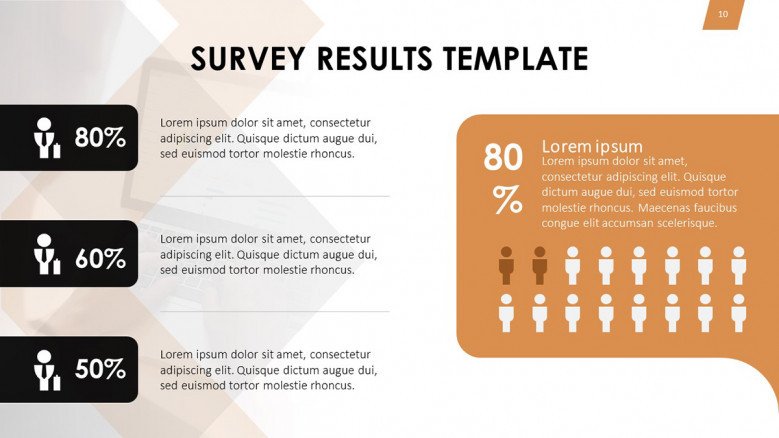 Detail Survey Results Powerpoint Template Nomer 5