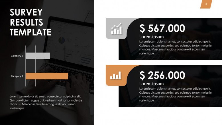 Detail Survey Results Powerpoint Template Nomer 58