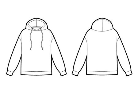 Detail Sweater Template Vector Nomer 11