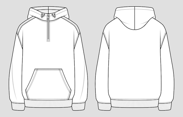 Detail Sweater Template Vector Nomer 34