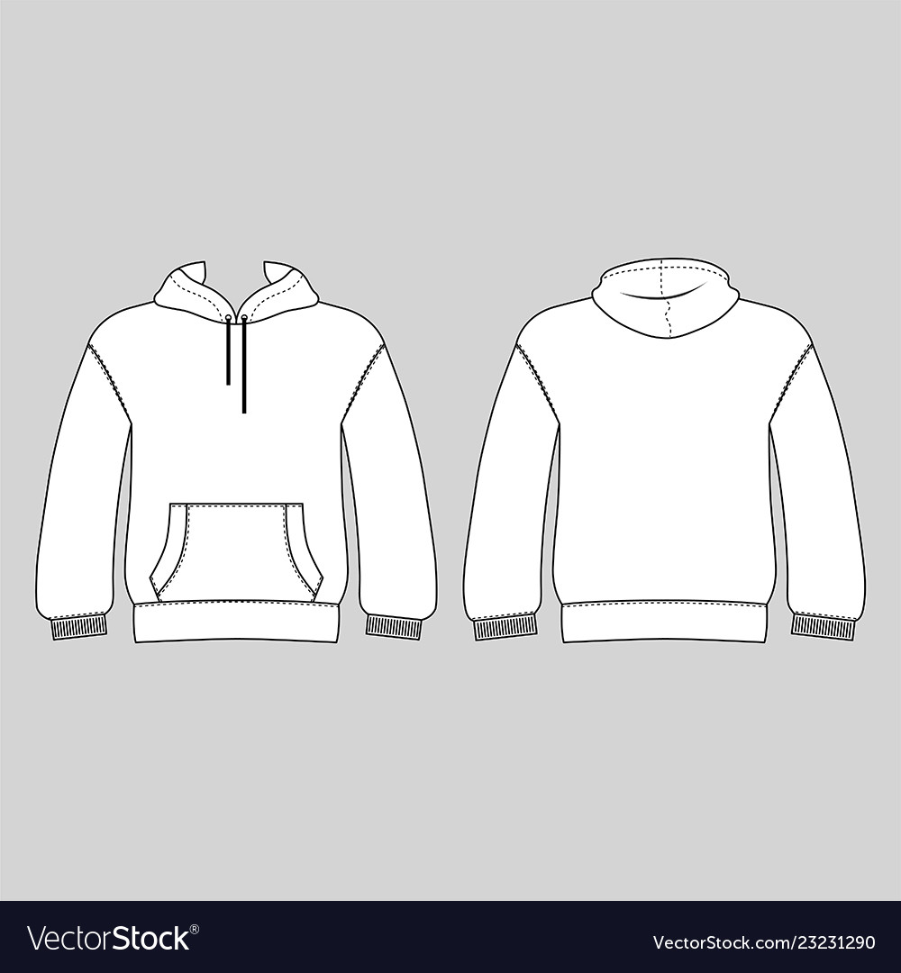 Detail Sweater Template Vector Nomer 38