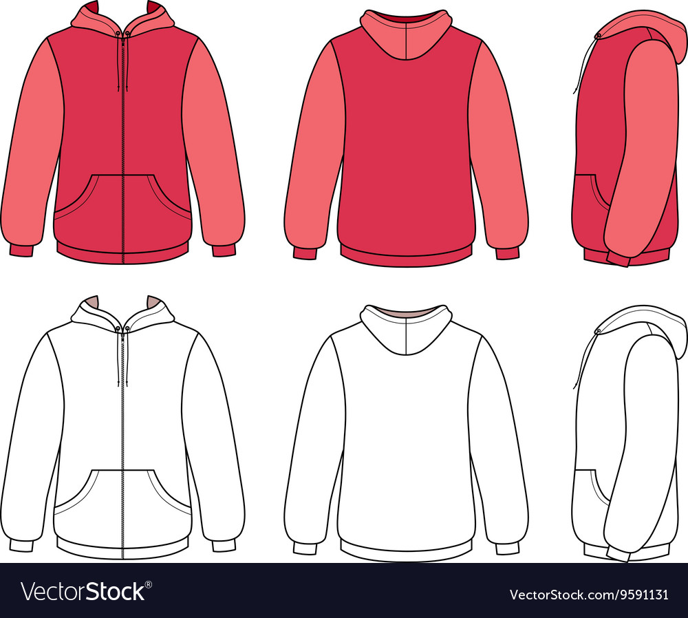 Detail Sweater Template Vector Nomer 6